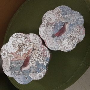 Set of 2 boxes with birds from The Gifted Linen.